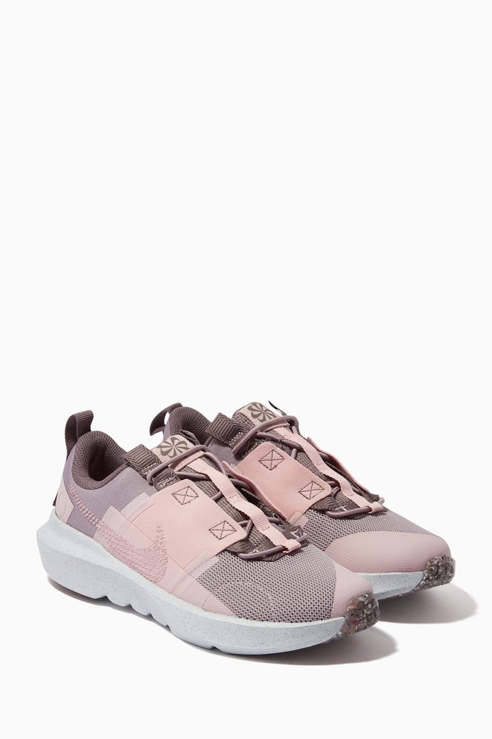 

Crater Impact Sneakers in Knit Mesh, Purple
