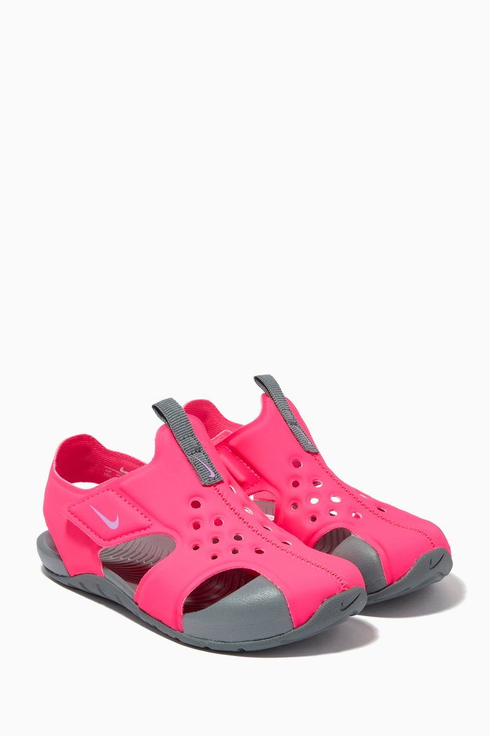 Sunray Protect 2 Sandals in Faux Leather, Pink