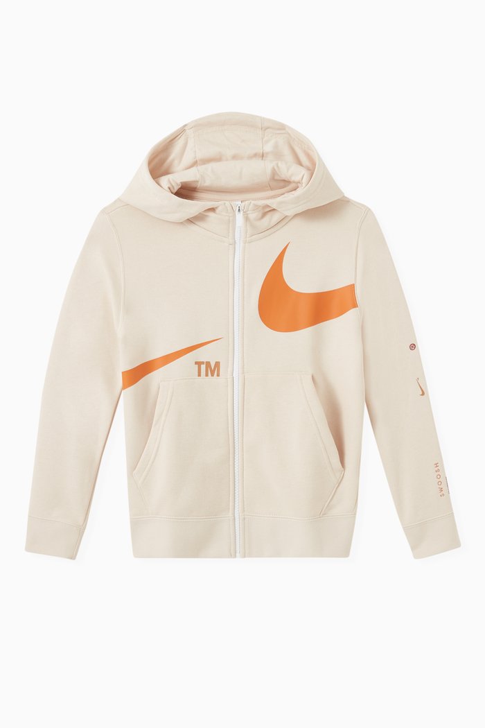 

Sportswear Swoosh Full-Zip Hoodie in Fleece, Neutral