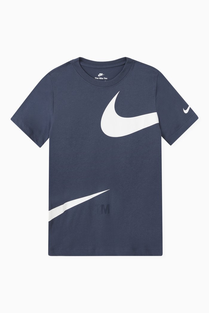 Sportswear Swoosh T-shirt in Jersey, Blue