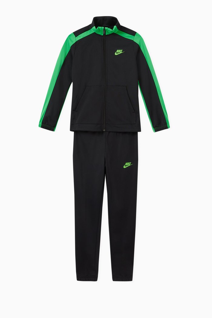 

Sportswear HBR Tracksuit in Jersey, Black