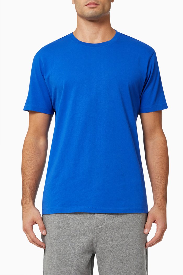 

Logo T-shirt in Cotton Jersey, Blue