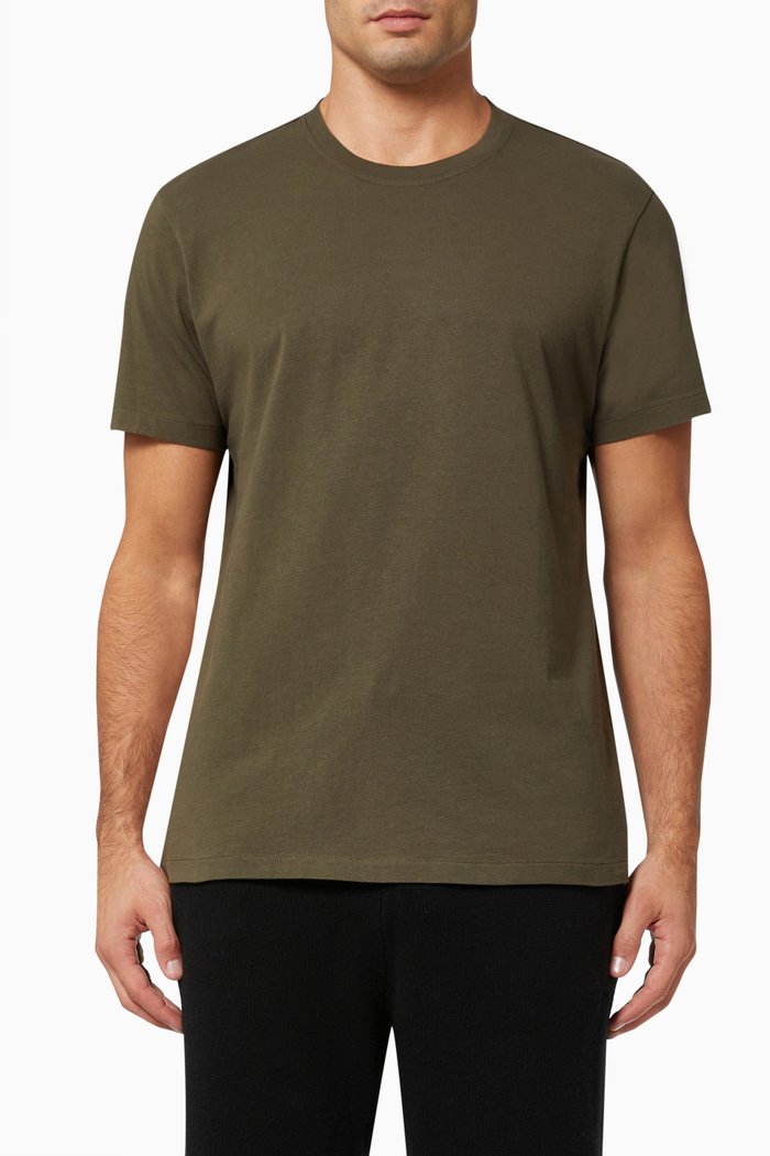 

Logo T-shirt in Cotton Jersey, Green
