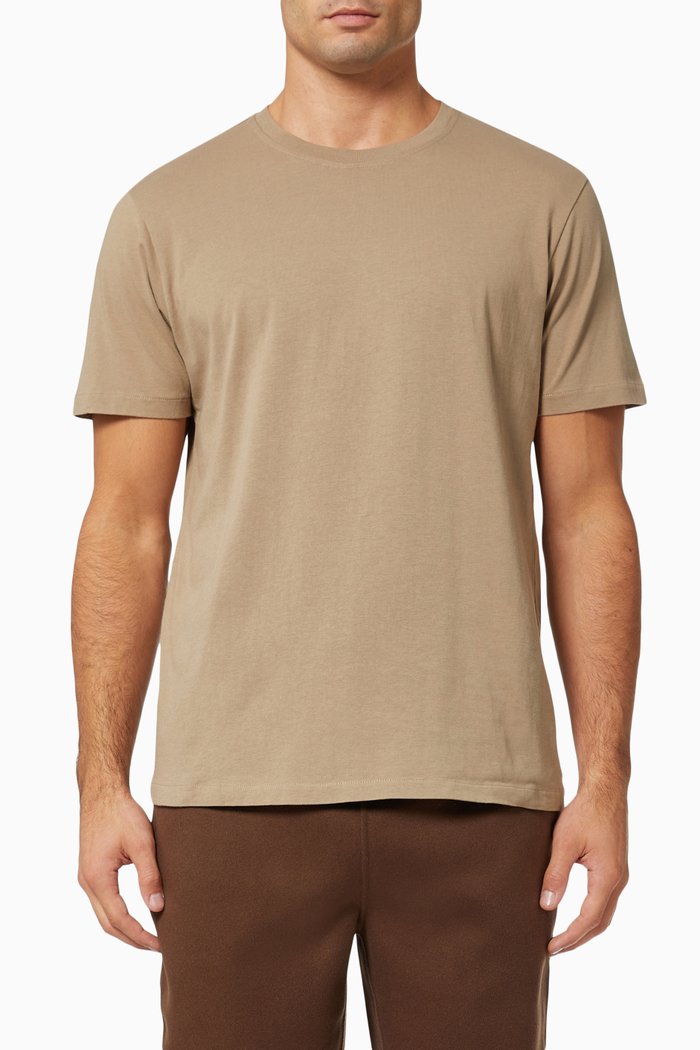 

Logo T-shirt in Cotton Jersey, Brown