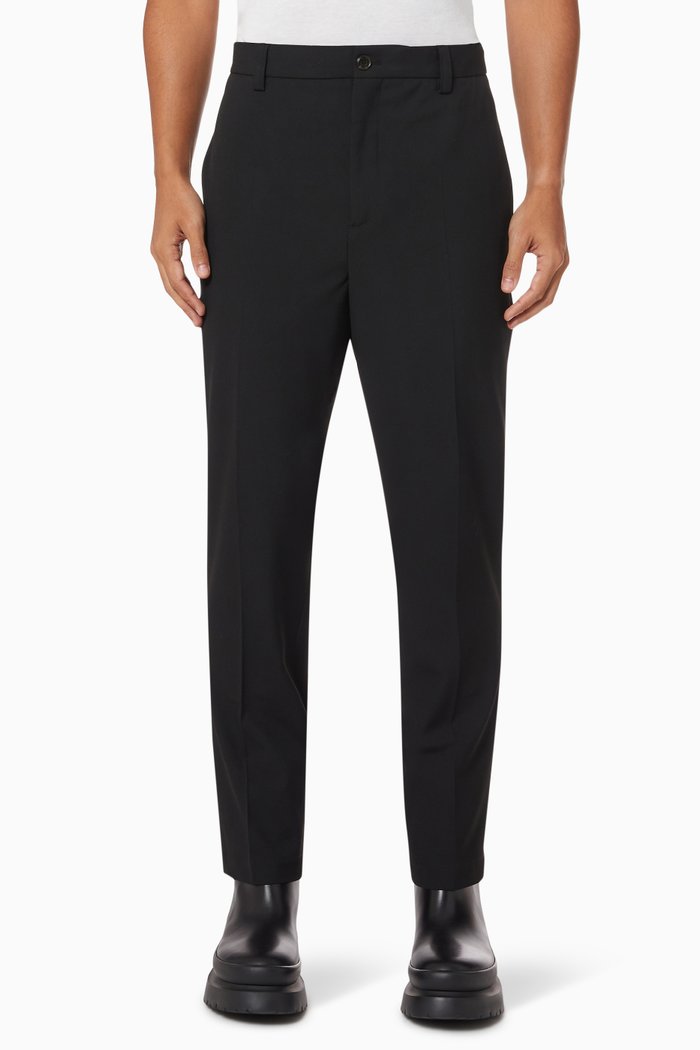 

Adar Slim Pants in Eco Cady Suiting, Black