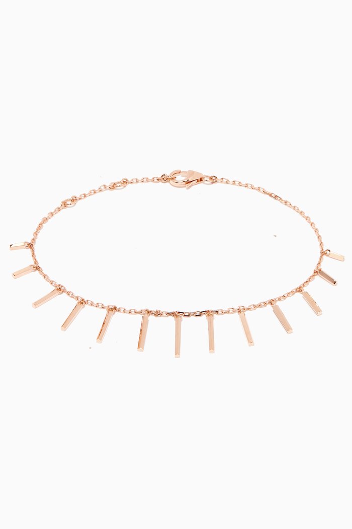 

Bar Bracelet in 18kt Rose Gold