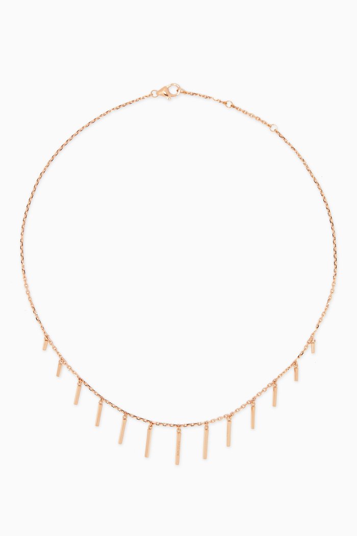 

Bar Necklace in 18kt Rose Gold