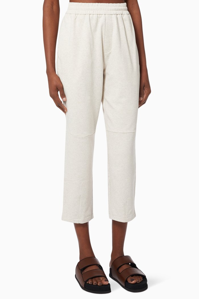 

Adelia Pants in Stretch Cotton, Neutral