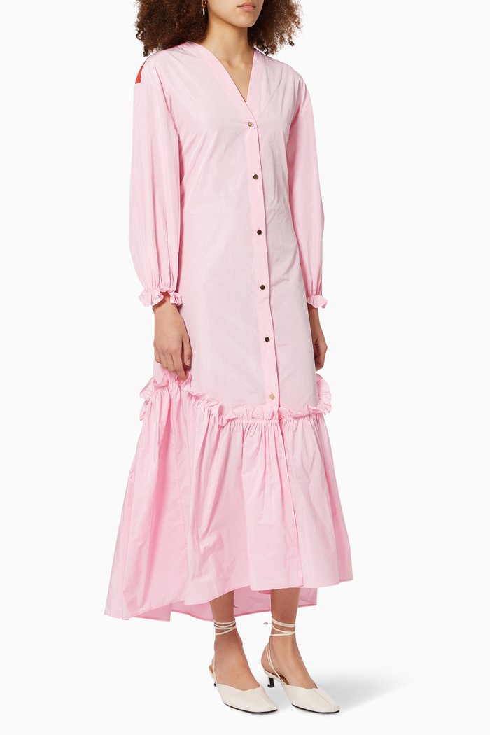 

Hilde Dress in Recycled Polyester, Pink