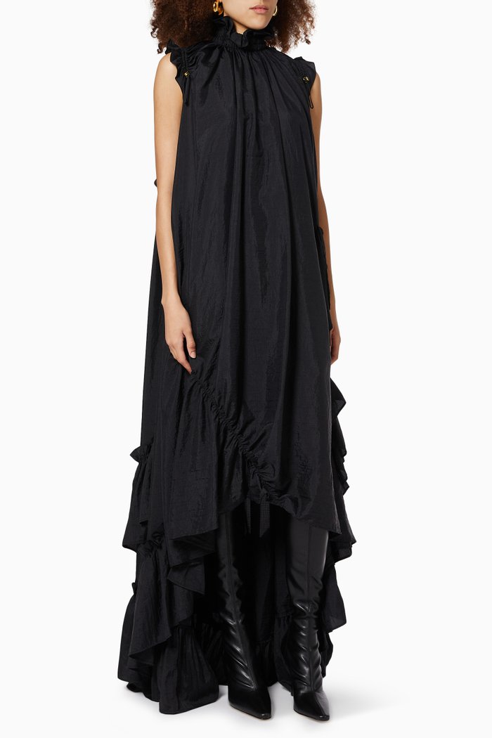 

Una Gown in Lurex, Black