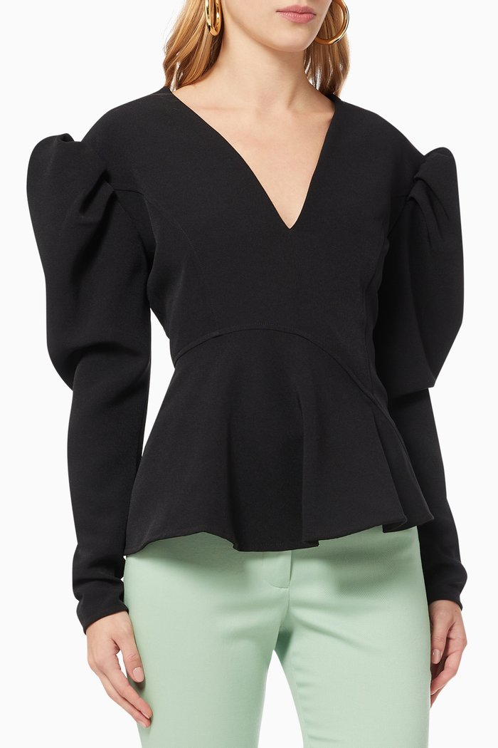 

Linn Top in Crepe, Black