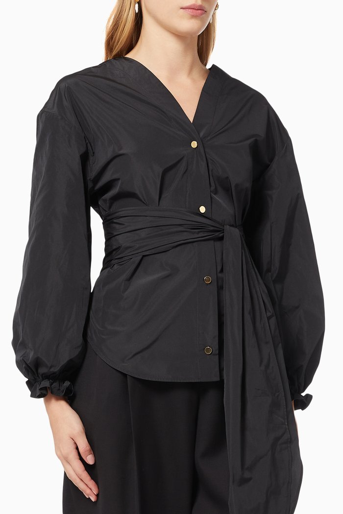 

Hilde Top in Crepe, Black
