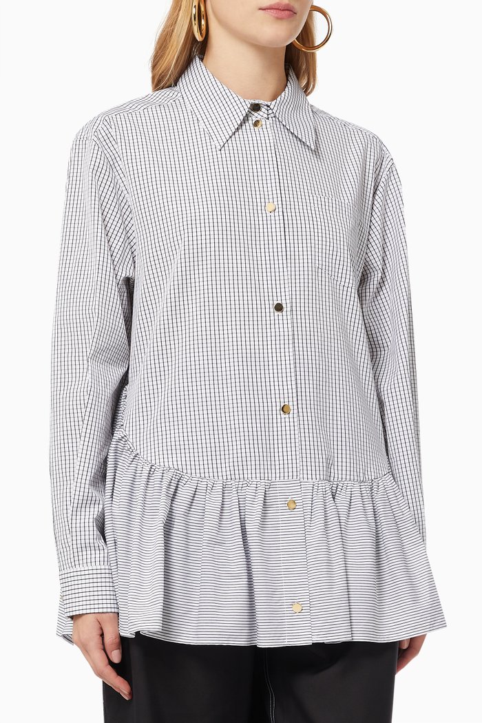 

Arna Shirt in Organic Cotton Poplin, Black