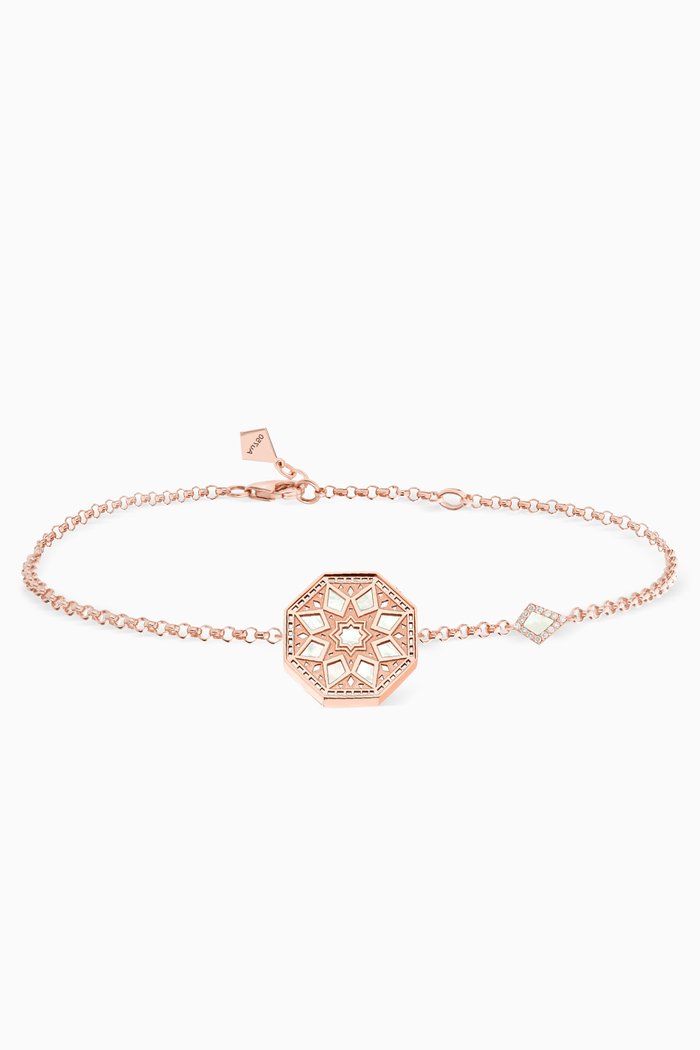 

Classic Turath Large Bracelet in 18kt Rose Gold