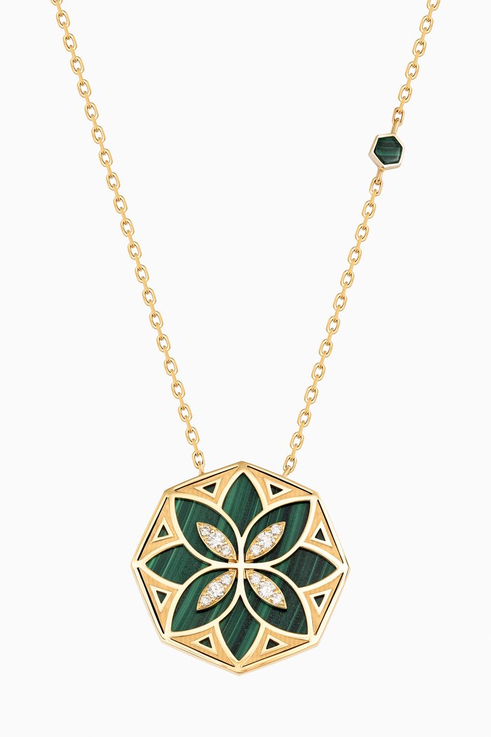 

Ward Turath Large Pendant Necklace in 18kt Yellow Gold