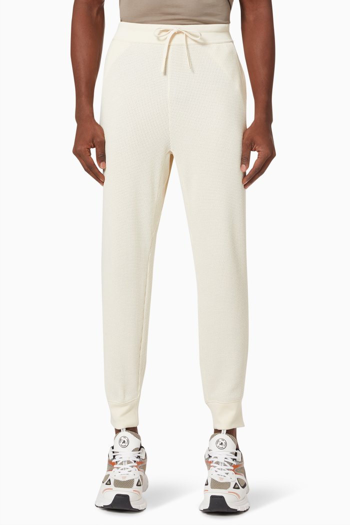 

Balena Jogger Pants in Organic Cotton Waffle Knit, Neutral