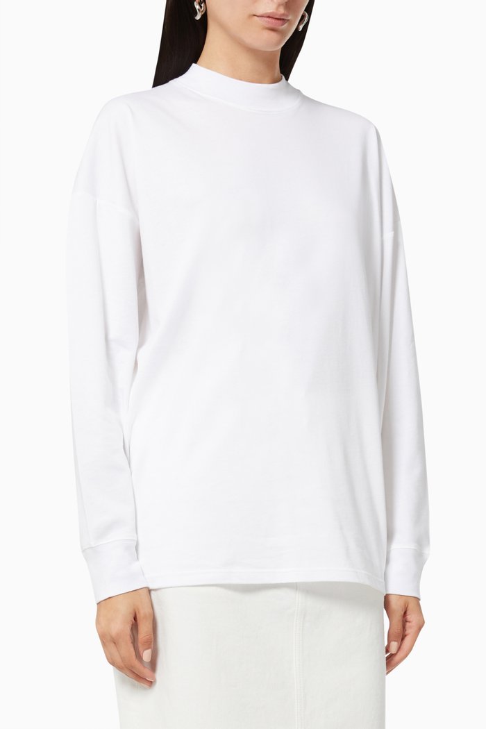 

Dolonas Top in Pima Cotton, White