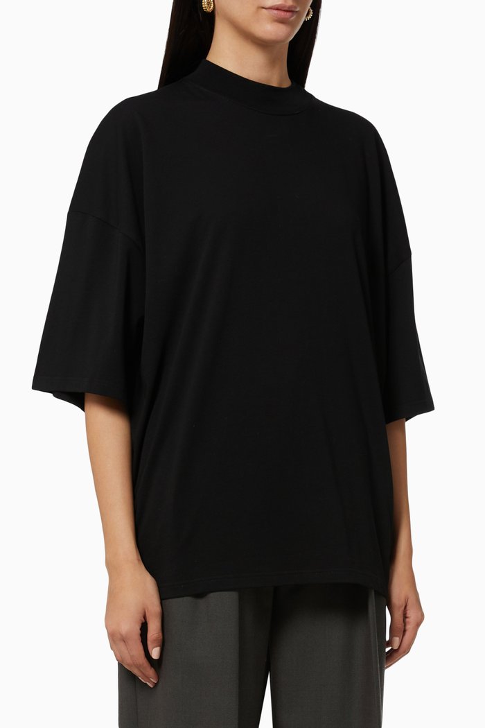

Doubi Top in Cotton, Black