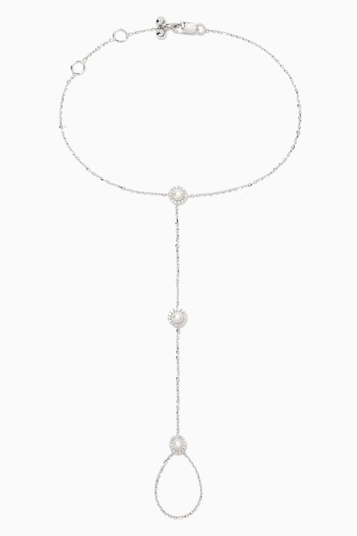 

Ara Pearl & Diamond Panja in 18K White Gold