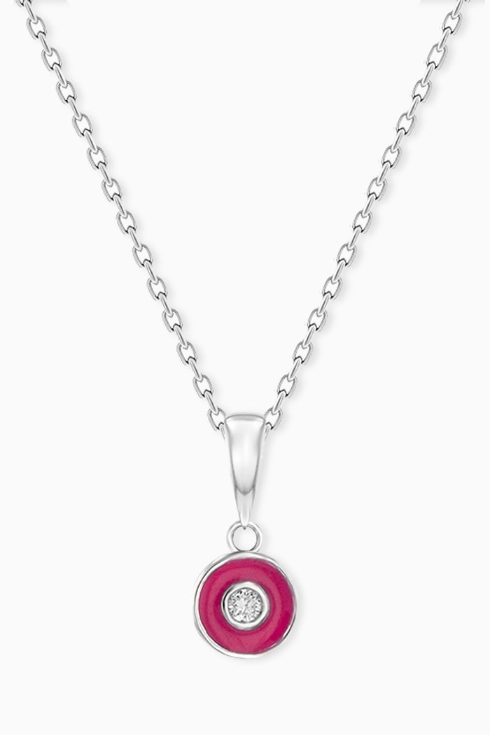 Ara Diamond Necklace in 18kt White Gold
