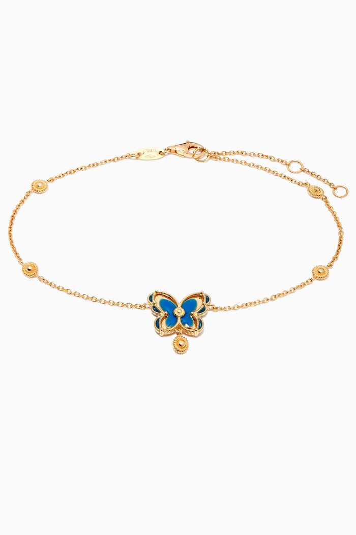 

Farfasha Giardino Anklet in 18kt Yellow Gold