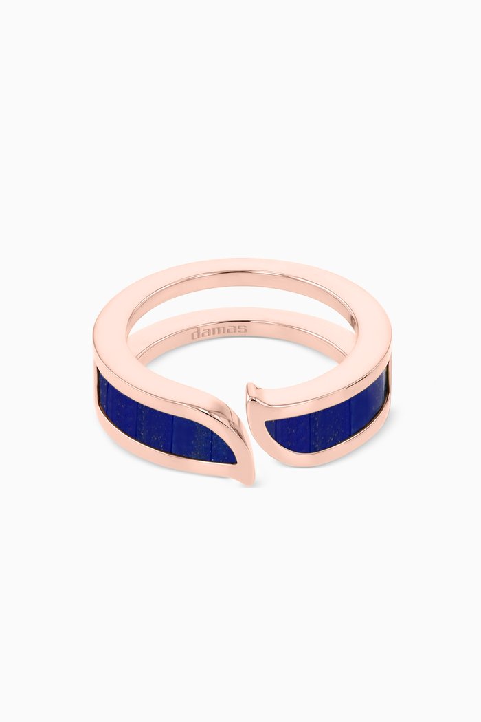 

Alif Mosaic Lapis Lazuli Ring in 18kt Rose Gold