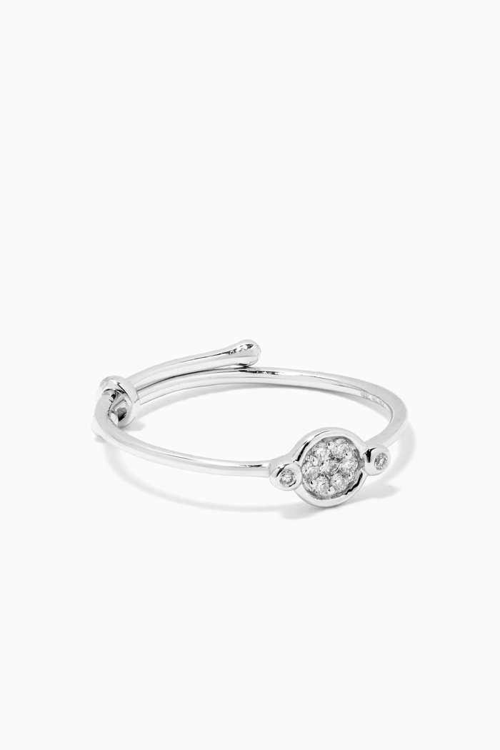 

Ara Diamond Resizable Ring in 18kt White Gold