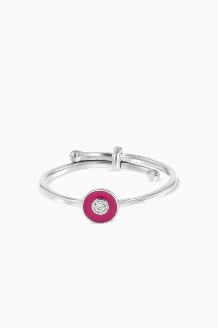 

Ara Diamond Resizable Ring in 18kt White Gold