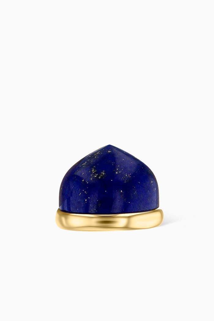 

Dome Noble Lapis Lazuli Single Earring in 18kt Yellow Gold