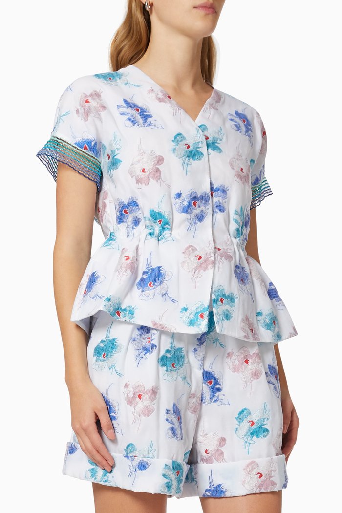 

Resort Capsule Collection Shirt in Linen, Multicolour