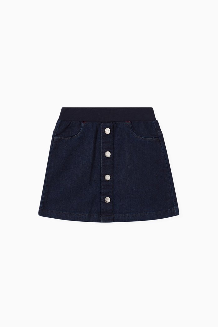 

Skirt in Denim Fleece, Blue