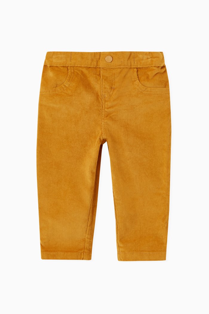 

Pants in Velour, Yellow