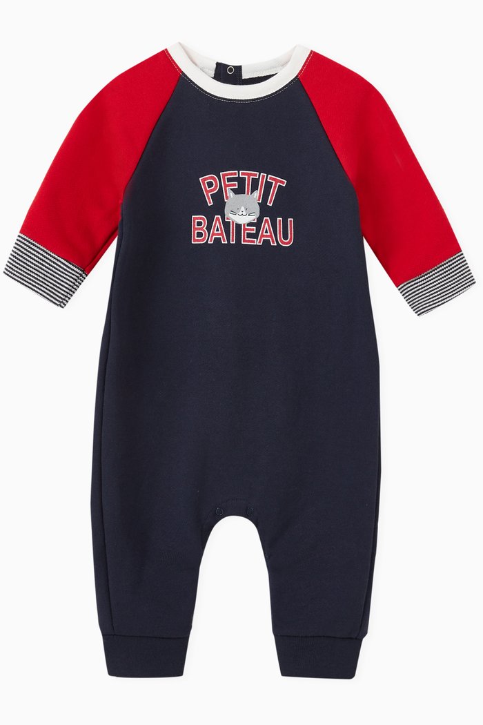 

Onesie in Cotton Fleece, Multicolour