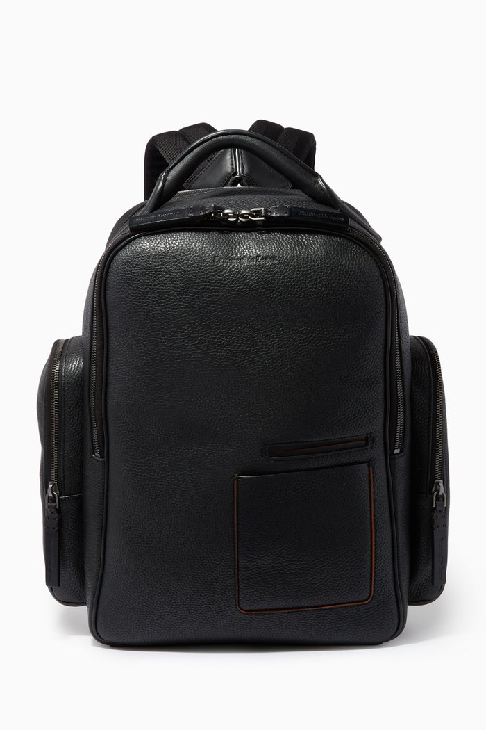 

Blazer Zenith Backpack in Grained Calfskin, Black