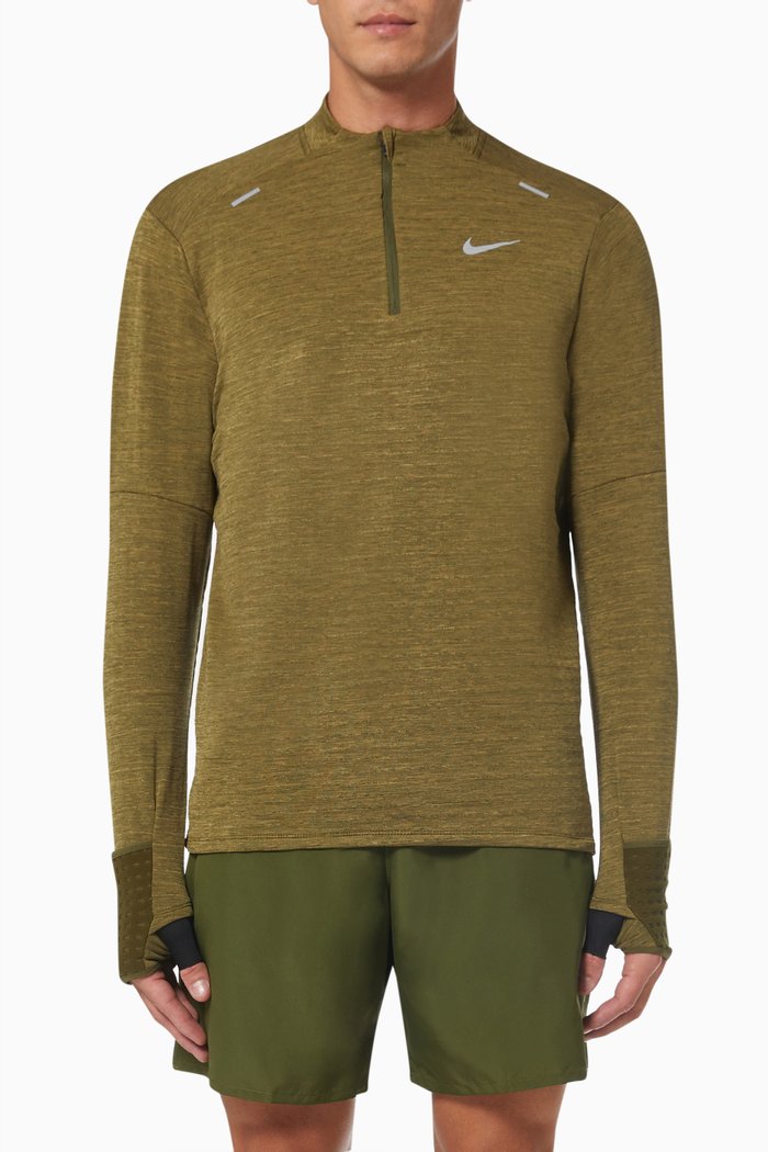 

Therma-FIT Repel Running Top in Recycled Polyester, Green