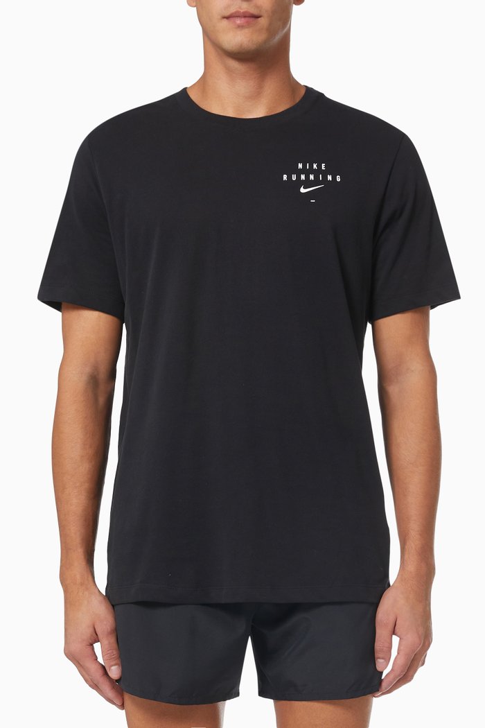 Dri-FIT Run Division T-shirt in Jersey, Black