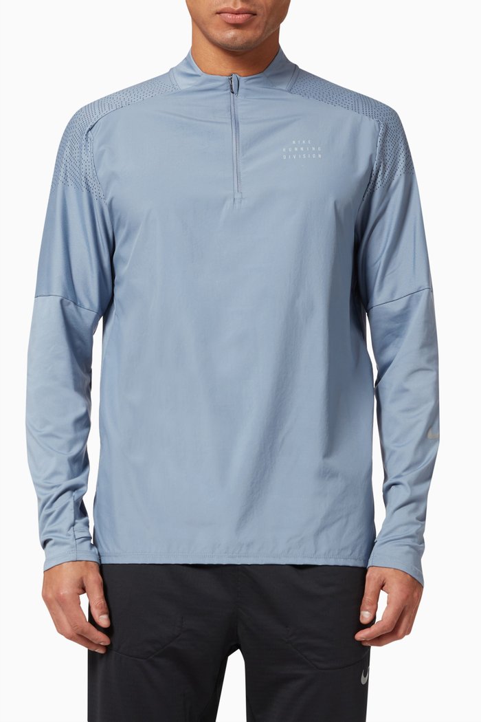 

Dri-FIT Run Division Flash Element T-shirt in Nylon, Grey