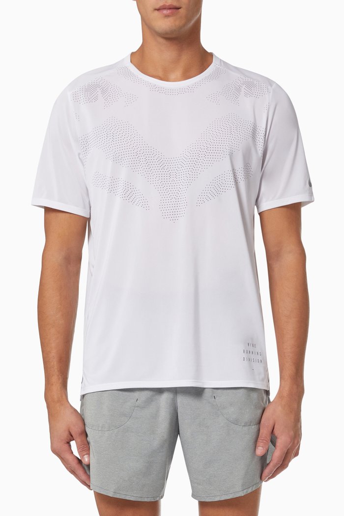 

Dri-FIT Run Division Rise 365 T-shirt in Polyester Knit, White