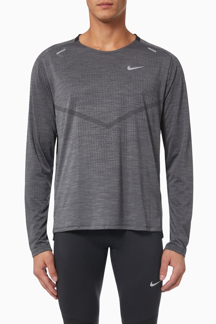 

Dri-FIT ADV Techknit Ultra Running Top in Recycled Polyester, Black