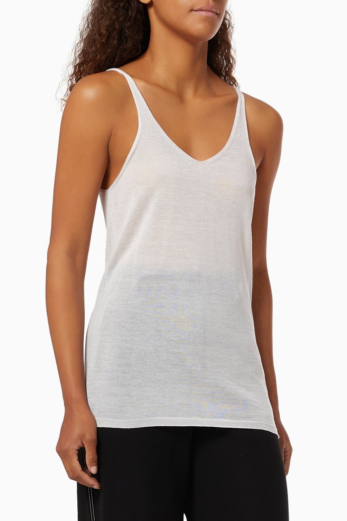 

Basic Tank Top in Single Jersey, White