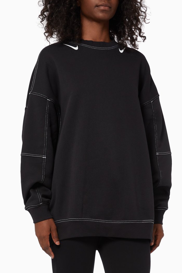 

Sportswear Swoosh Fleece Sweatshirt, Black