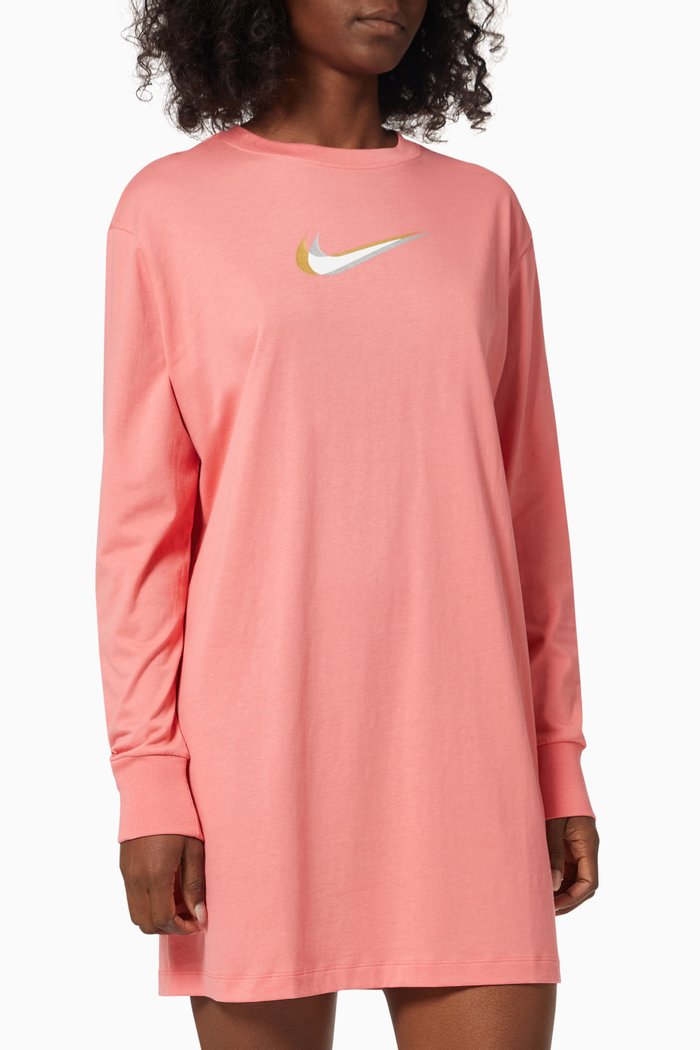 

Sportswear Double Swoosh Dress in Jersey, Pink