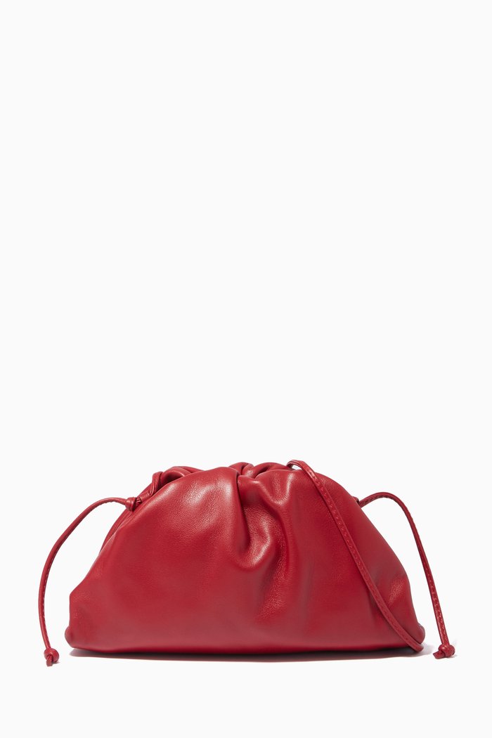 

Mini Pouch in Nappa Calfskin, Red