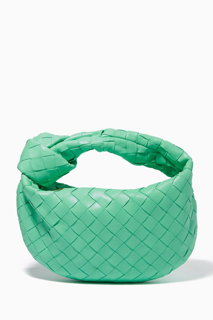 

Mini Jodie Bag in Intrecciato Nappa, Green