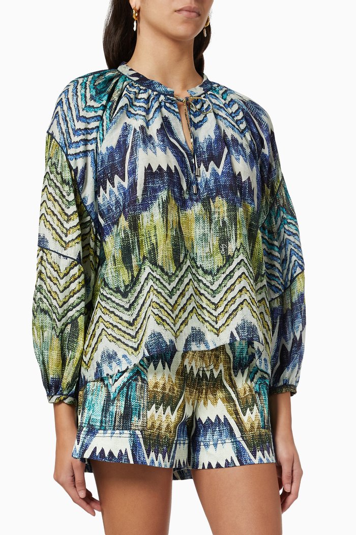 

Dante Blouse, Blue