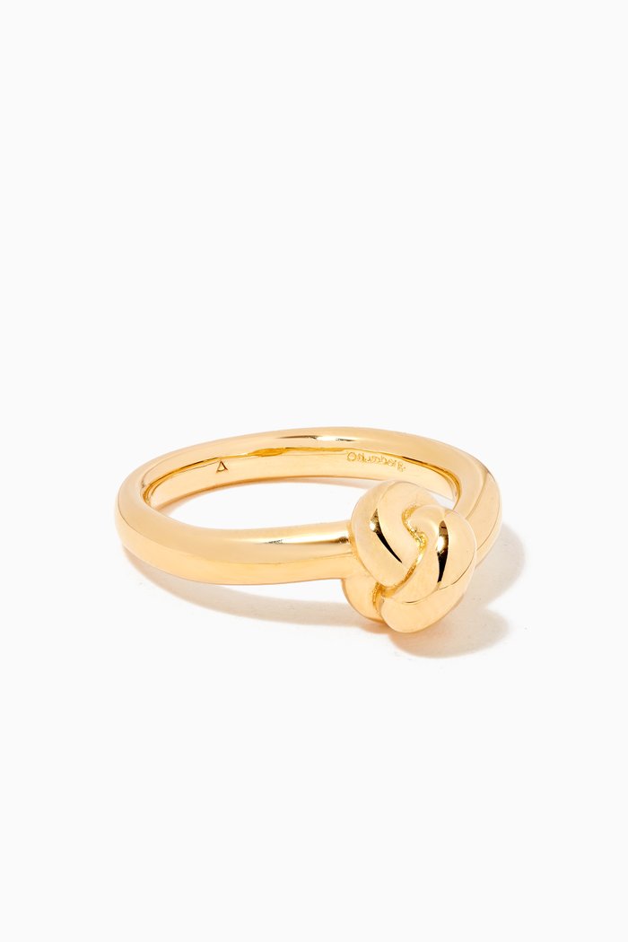 

Knot Ring in Yellow Gold Vermeil