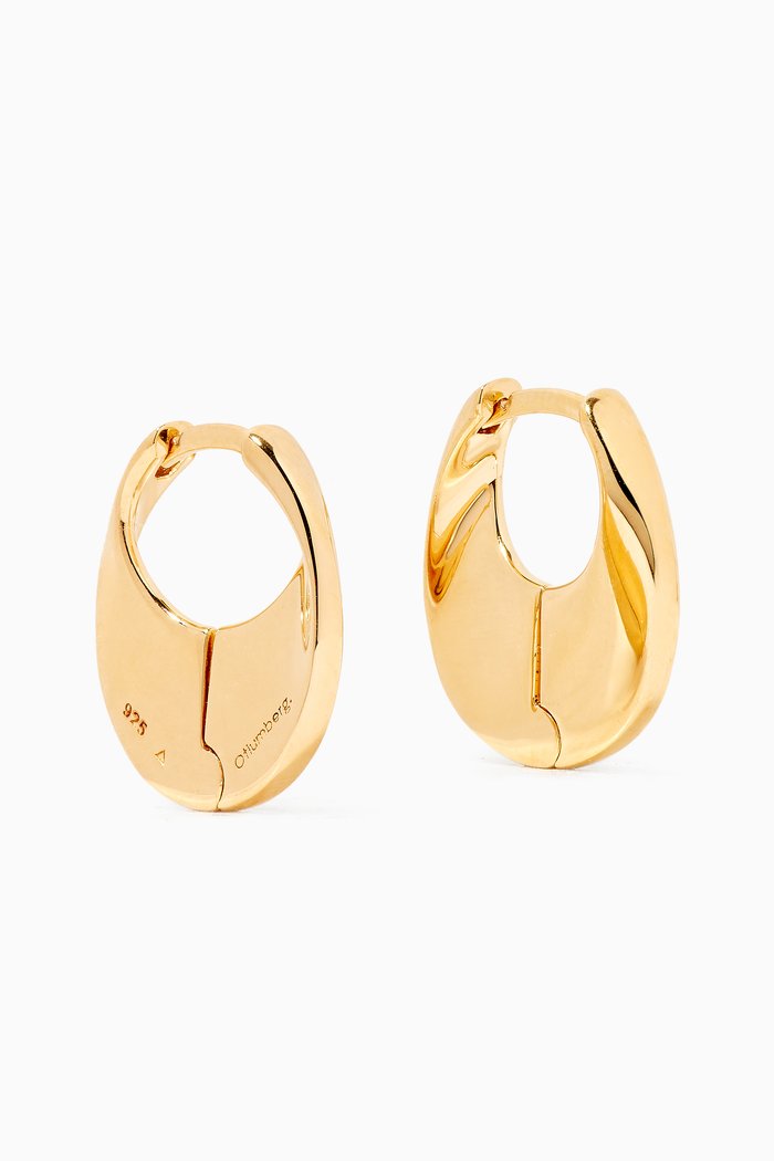

Siren Hoops in Yellow Gold Vermeil
