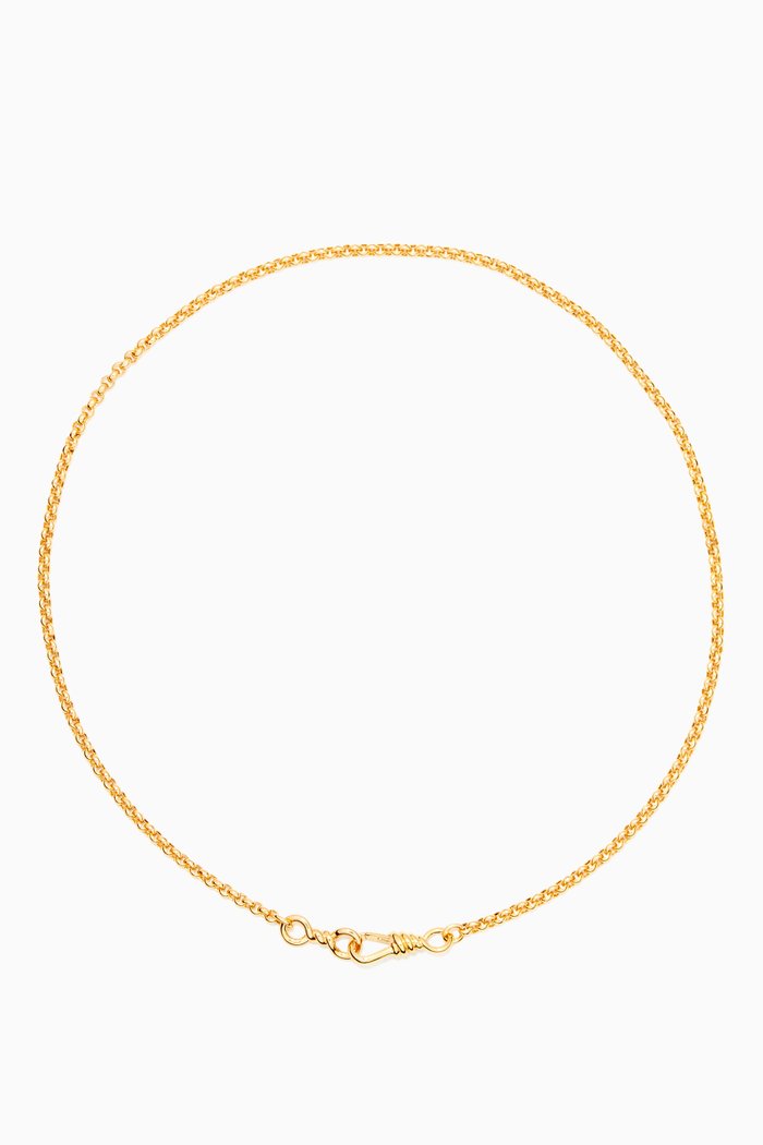 

Locked Necklace in Yellow Gold Vermeil