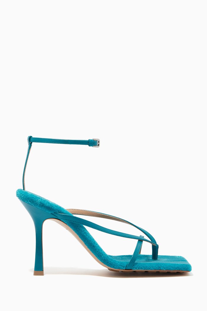 

Stretch Sandals in Nappa, Blue