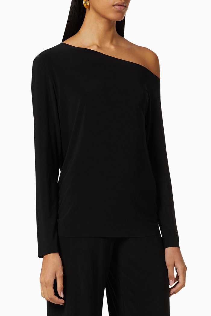 

Drop Shoulder Top, Black